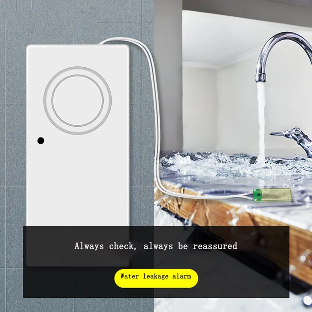 Fish Tank Domestic Pool Water Leakage Detector Overflow and Immersion Sensor Level Indicator High Decibel Full Water Alarm 4