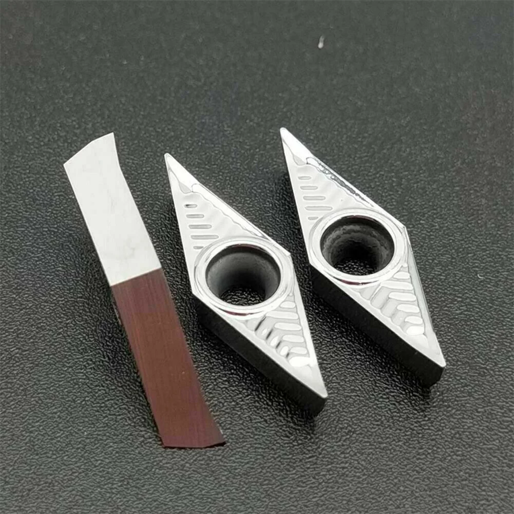 

Durable High Quality Nice Portable Pratical Aluminum Inserts 10 Pcs Aluminum Turning Inserts VCGT110308-AK H01