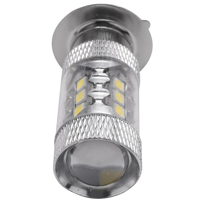 자동 LED 주차 헤드라이트 전구, 백색 안개등 전구, 6000K, 10X H6, 12V, 80W