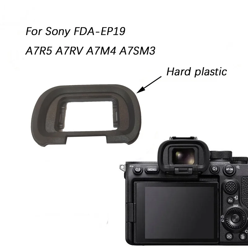 1-10 Pz Ep-19 Hard Viewfinder Eyecup Oculare Per Sony A7R5 A7Rv A7M4 A7Sm3 Fotocamera Mirrorless Sostituire Fda-Ep19