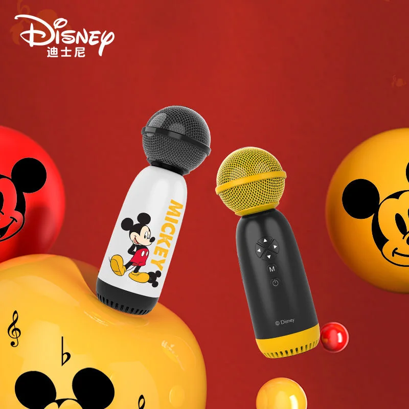 

Disney Mickey Minnie Handheld Portable Sound Home KTV Player Wireless Bluetooth Singing Voice Change Audio Integrated Microphone