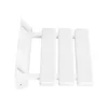 Folding Shower Seat Wall Mounted, Up to 130kg/286.6lbs, Secure Ergonomic Foldable Shower Bench, Space Saving Fold Down, White 5