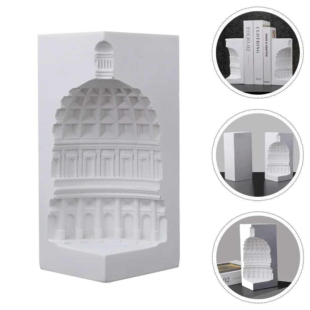 

Architectural Building Statue Creative Model Adornment Bookend Home Desktop Decor
