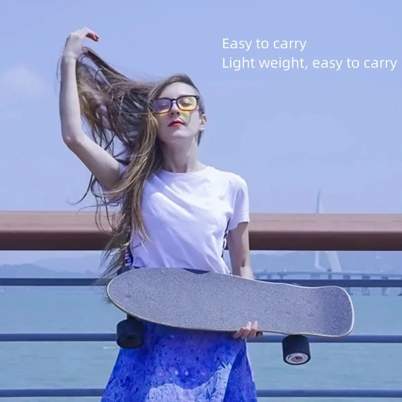 GryanFashion quatro rodas Scooter elétrico, Small Fish Board, estacionária para estudantes, trabalhadores de escritório, caminhar para comutar, Land