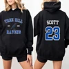 TREE HILL RAVENS Hoodie One Tree Hill Nathan Scott 23 Hooded Sweatshirt North Carolina Tv Show Trendy Hoodies Oth Fans Gifts 1