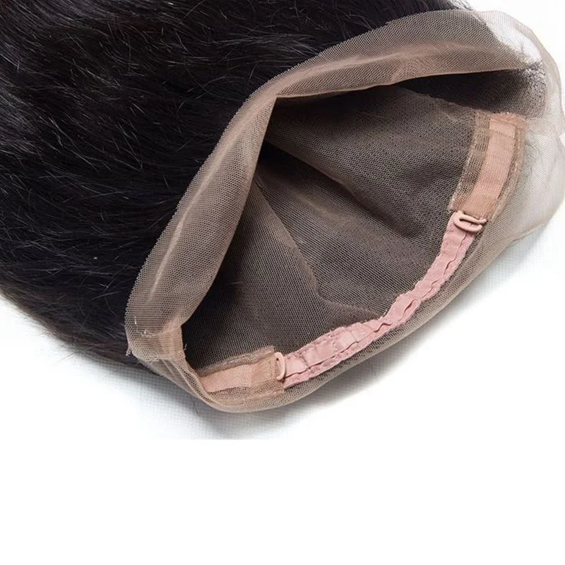 360 Lace Frontal Brazilian Straight Hair 100% Remy Human Hair Lace Frontal For Woman Transparent Swiss Soft and Silky