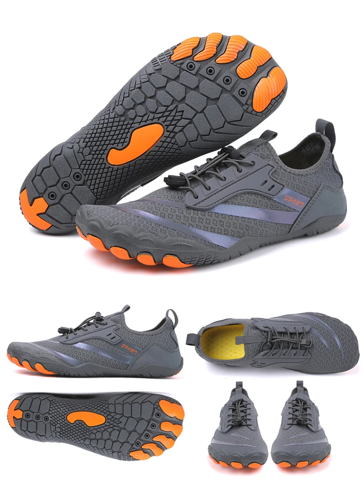 Large Size Unisex Outdoor Aqua Shoes Couples Vacation Seaside Barefoot Swim Shoes Beach Game Shoes Indoor Fitness Yoga Shoes