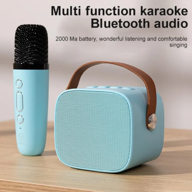 Enceinte Tendance Karaoké Bluetooth® Portable Avec Micro Et Effets