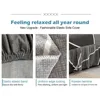 Simple Stretch Armless Sofa Bed Cover All-inclusive Foldable Sofa Cover with Skirt Armless Sofa Cover Funda De Sofá Sin Brazos 4