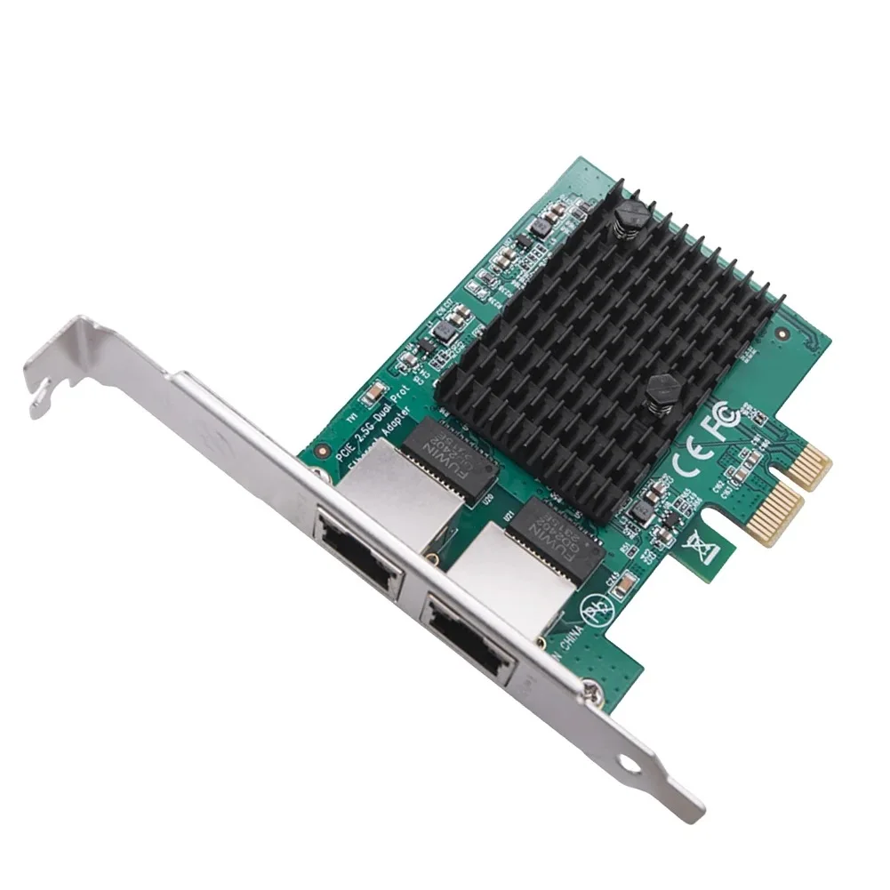 Pcie 기가비트 이더넷 네트워크 카드, 컴퓨터 게임용 이더넷 어댑터, 1000m 네트워크 연결, 4 포트, 2.5g