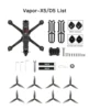 GEPRC Vapor-D5 D6 HD O3 FPV TAKER BLS 60A 4in1 ESC F722 V2 FC High-performance Freestyle Grace RC Quadcopter Freestyle Drone 6