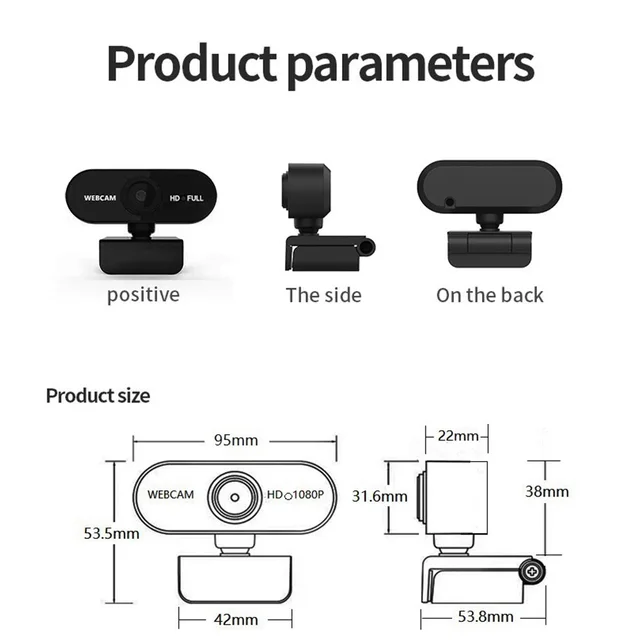 1080P/2K HD Webcam Plug and Play with Microphone USB Web Camera Autofocus Computer Web Camera for PC Laptop Video Conferencing 4 1080P/2K HD Webcam Plug and Play with Microphone USB Web Camera Autofocus Computer Web Camera for PC Laptop Video Conferencing 4