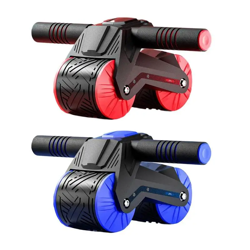 Ab Roller Wheel Automatic Rebound Abs Workout Two Wheels Upgraded Exercising Wheel Men Home abdominal wheel