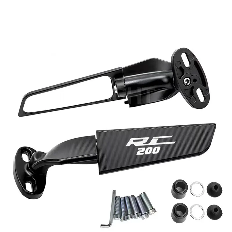 Specchietto Retrovisore Regolabile e Rotante per Moto RC R 125 200 250 390 - immagine 5