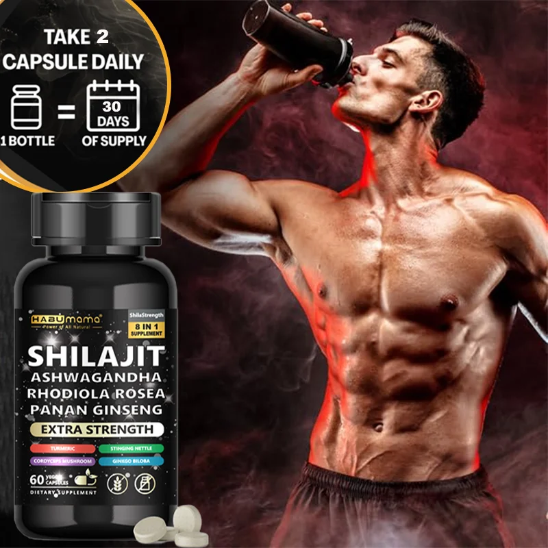 Pure Himalayan Shilajit Resin 300mg with 85+ Trace Minerals & Fulvic Acid for Energy Immune Support shilajit resin supplements