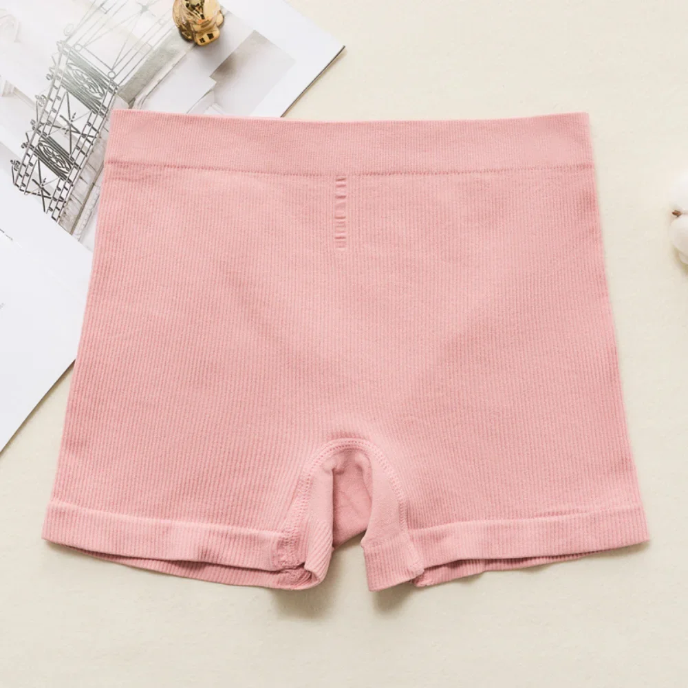 Women Safety Shorts Pants Under Skirt Seamless High Waist Panties Cotton Lady Seamless Pants Girls Slimming Underwear High waist panties Seamless panties Cotton panties Safety pants High waist underwear Women shorts underwear