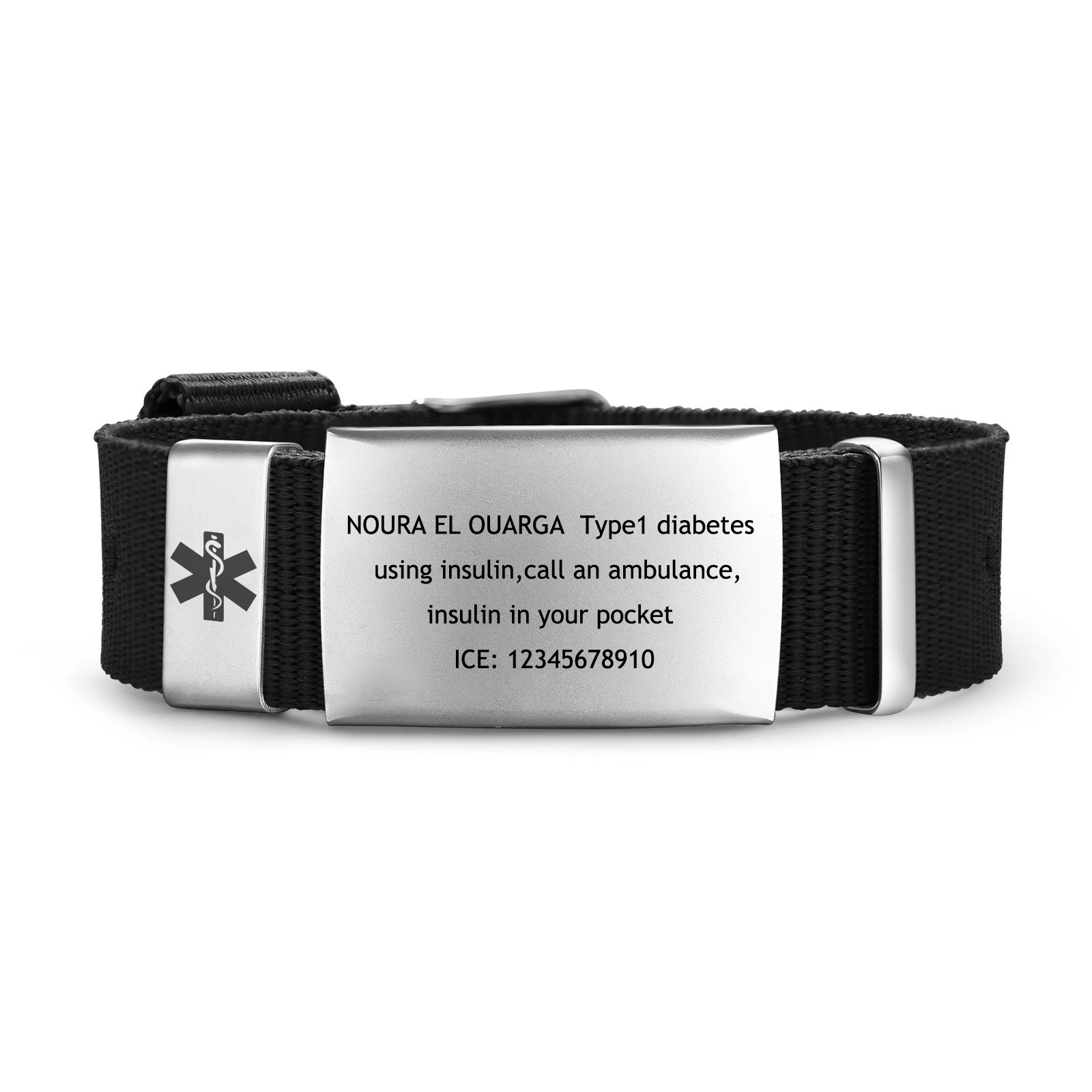 18Mm Gepersonaliseerde Diy Medische Alert Armband Voor Vrouwen Mannen