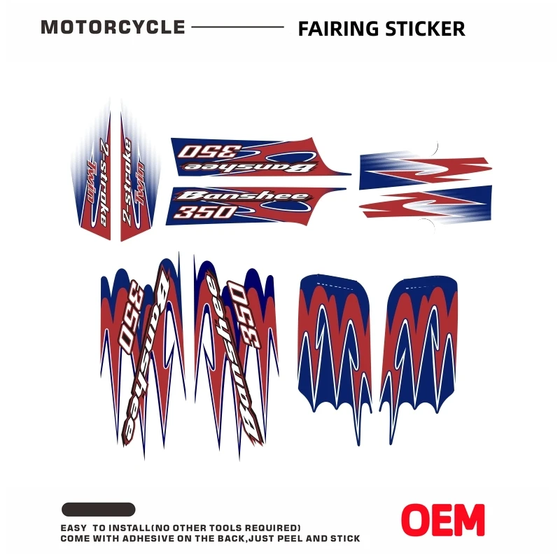 BINGYUAN Autocollants à Fourche à vélos Autocollants à Fourche Avant Vélo VTT Road Stickers Vélo Racing Cyclisme Protect Kit de Film coloré (Color : Red White