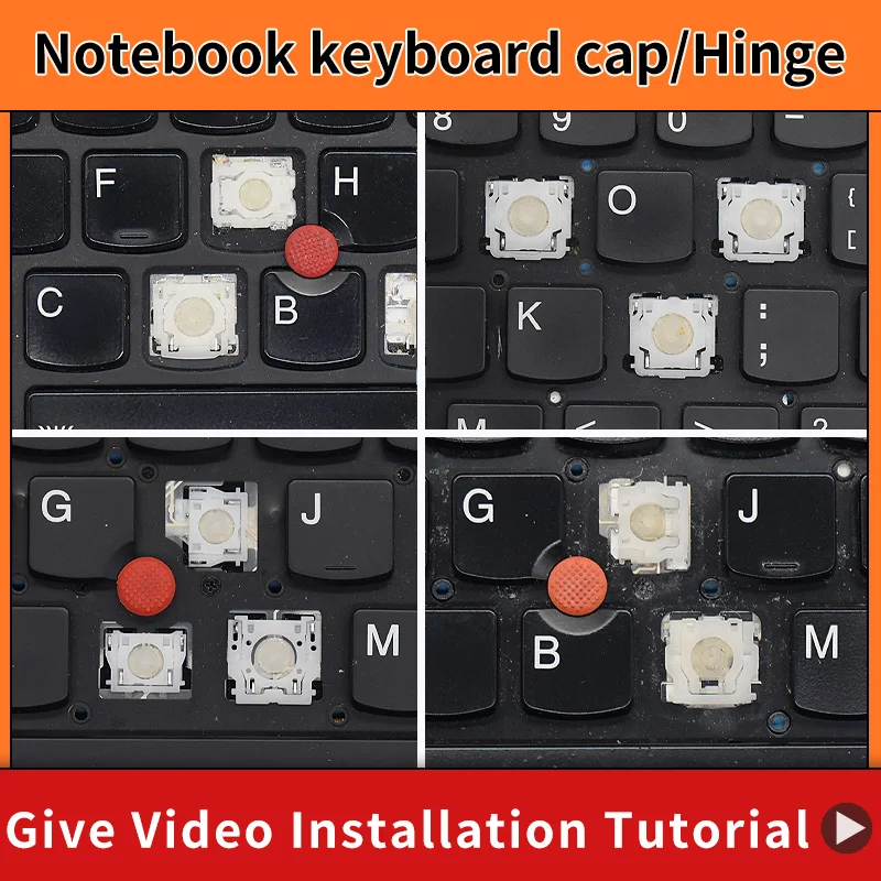 Substituição Key Cap e Dobradiça para Lenovo Teclas de Teclado Keycaps Fit para Lenovo Thinkpad x1 Carbono Gen 3rd 2023 Yoga s1 S240 Yoga 370 S5531