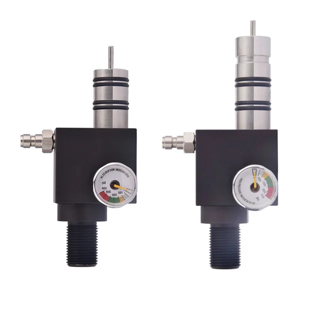 HPa 4500PSI Z วาล์วถังเติมลมเติมอะแดปเตอร์คอมเพรสเซอร์ถังอากาศขั้วต่อโซดาอ่อนสำหรับตู้ปลาดำน้ำ 1