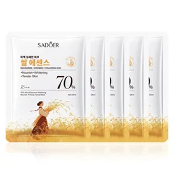 White Rice Whitening Facial Masks - Moisturizing & Anti - Aging Hydration Skincare (5pcs)
