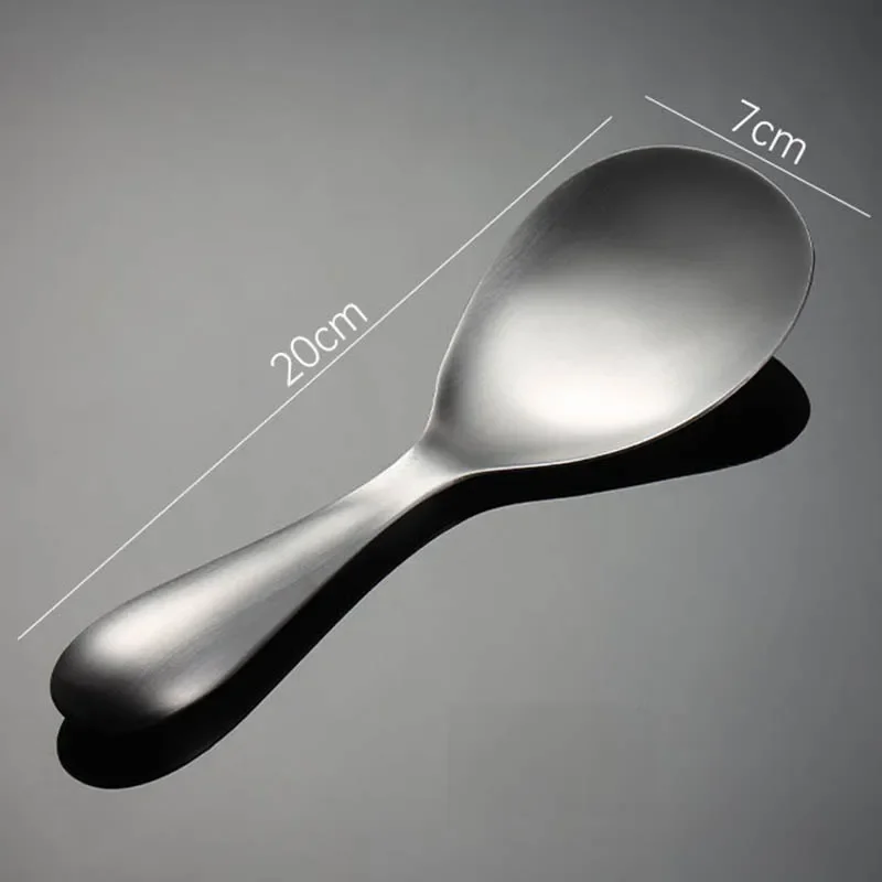 Thicken Stainless Steel Rice Scoop Multi-purpose Long Handle Scoops et Serving Spoon Soup Spoons Household Kitchen Gadgets