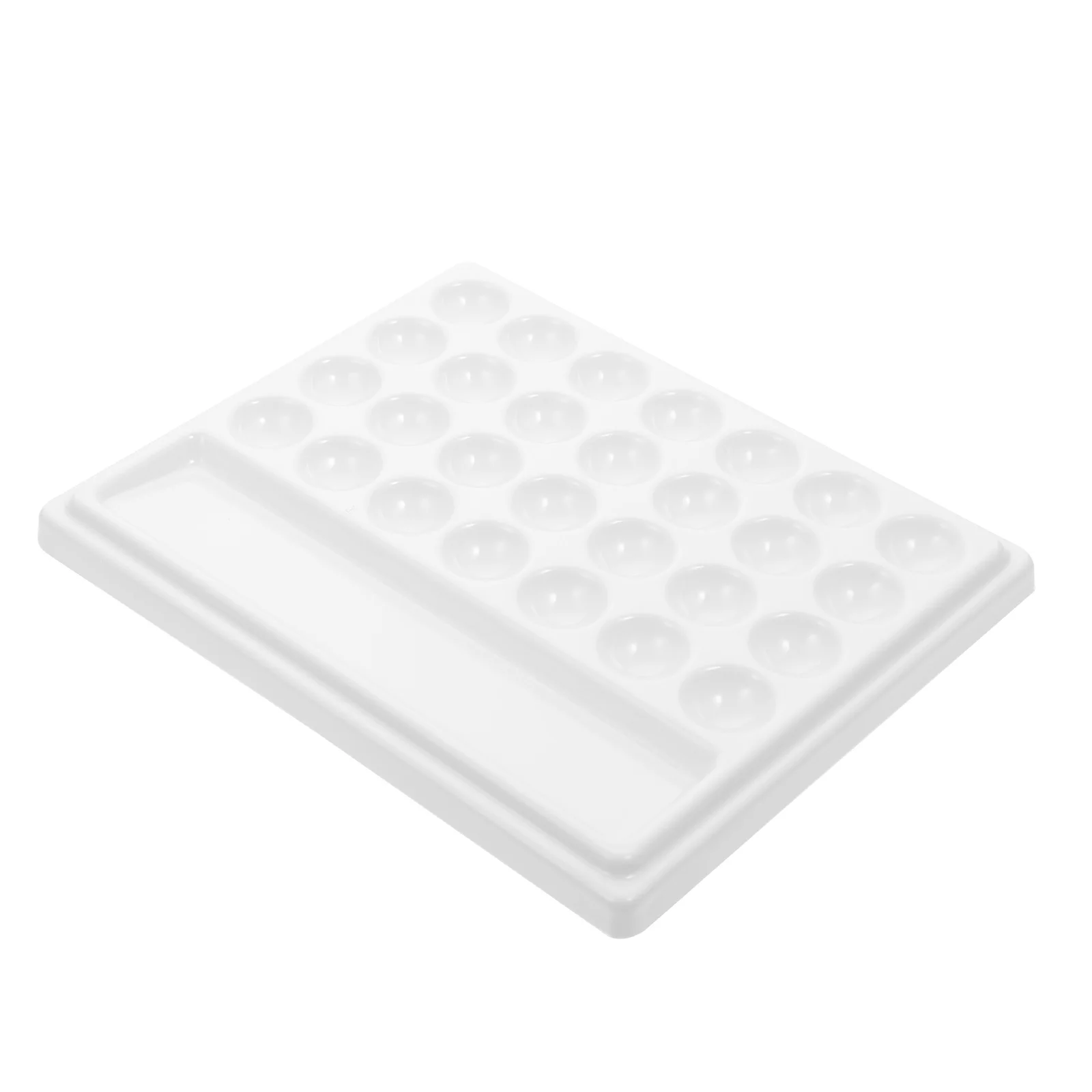 Ceramic Palette Paint Tray Paint Tray Pigment Mixing Plate Gouache Color Student Art Supplies Stationery Painting Tools
