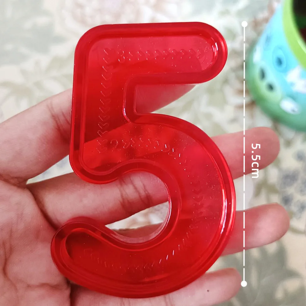 Montessori Mathematics Material Transparent Number Writing Skills Counting Learning Toys For 3 Years Educational Aids K2564H