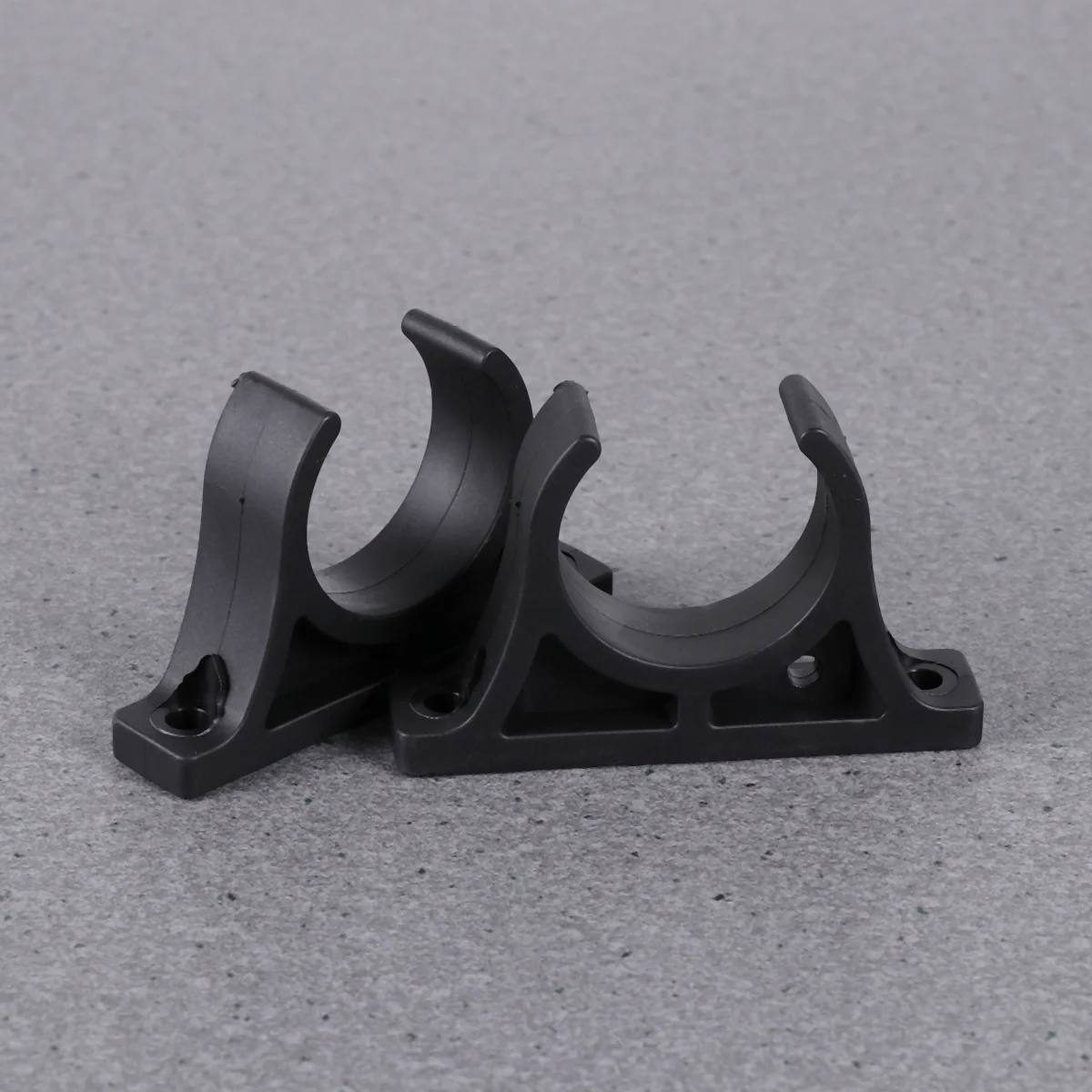 

2PCS Plastic Boat Paddle Fixed Buckle Kayak Paddle Holder with 4PCS Screws (Black)