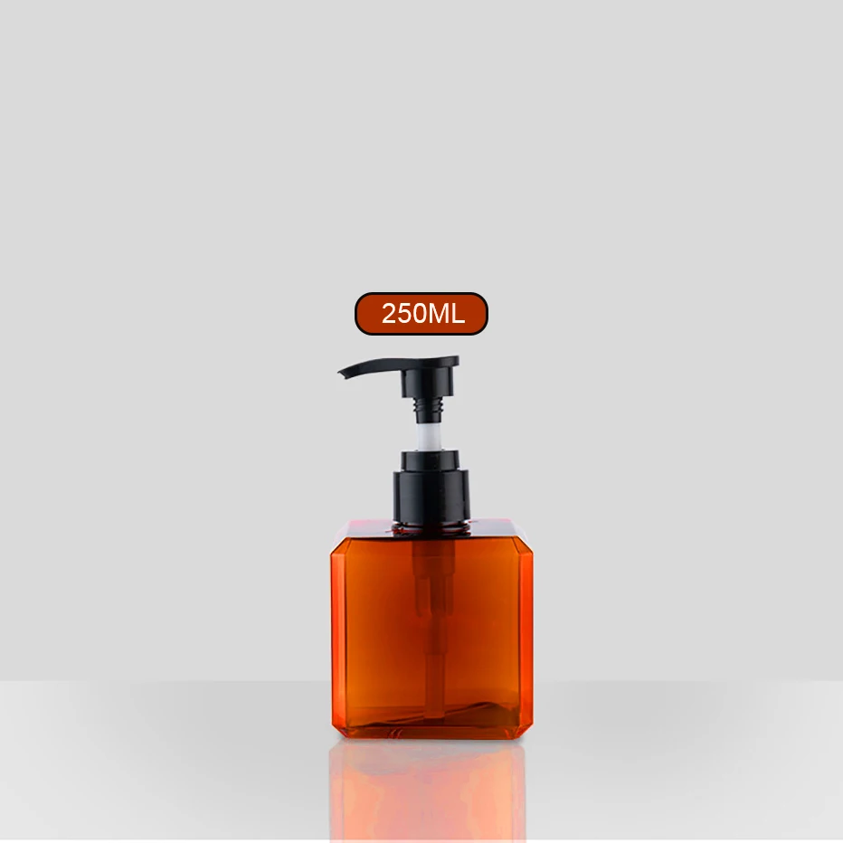 1000ml Square Refillable Pump Bottle for Shampoo, Conditioner, and Body Wash