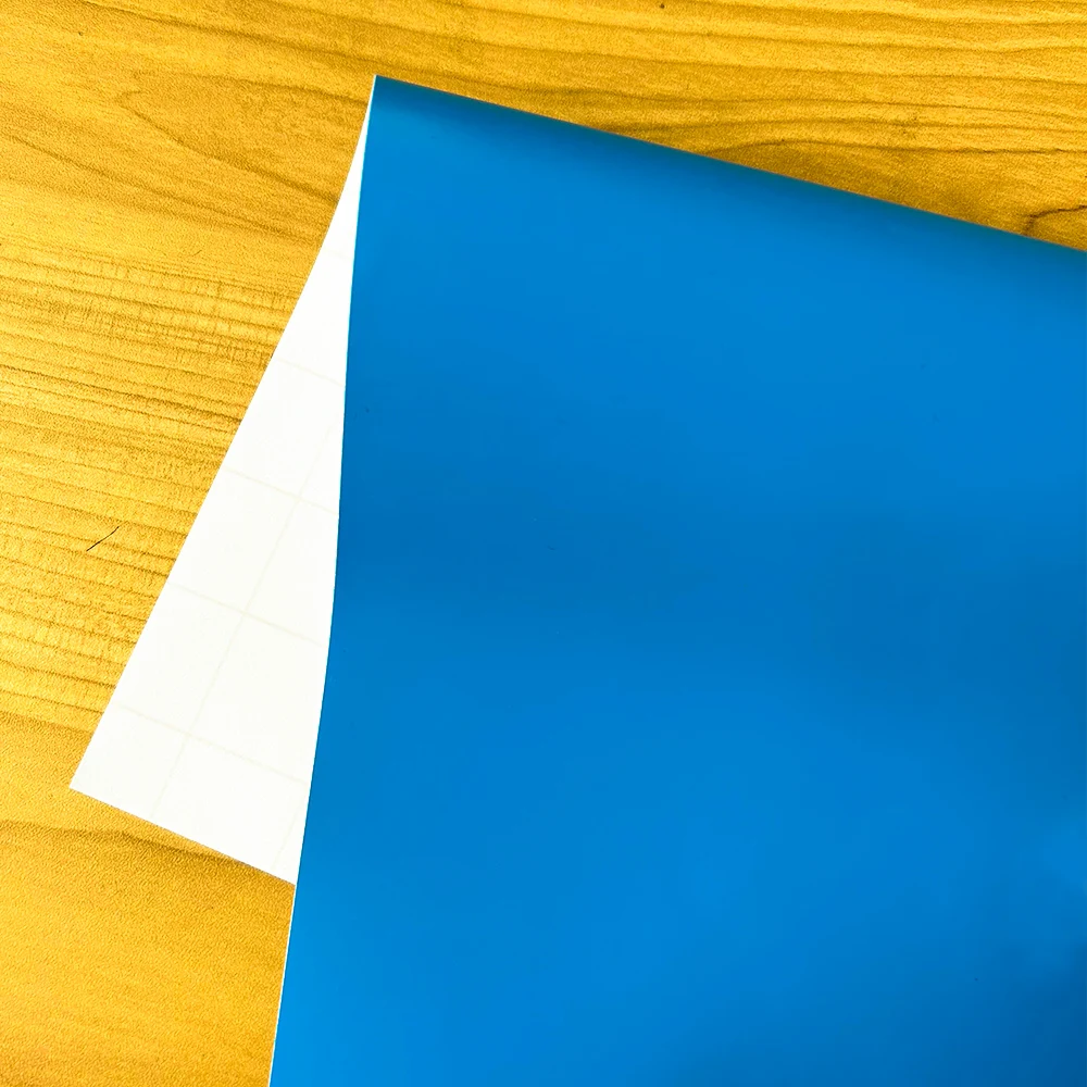 Matte Light Blue Self Adhesive Craft Vinyl Die Cut Decal Stickers For Cut Making Sign Cards Home Computer Cup Glass Decor DIY