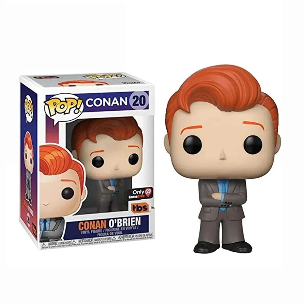 thumbnail image 4 of Figuras de acción de vinilo Funko Pop de edición limitada HBS Conan O'Brien n.º 25 y n.º 20, juguetes de regalo, 4 of 5