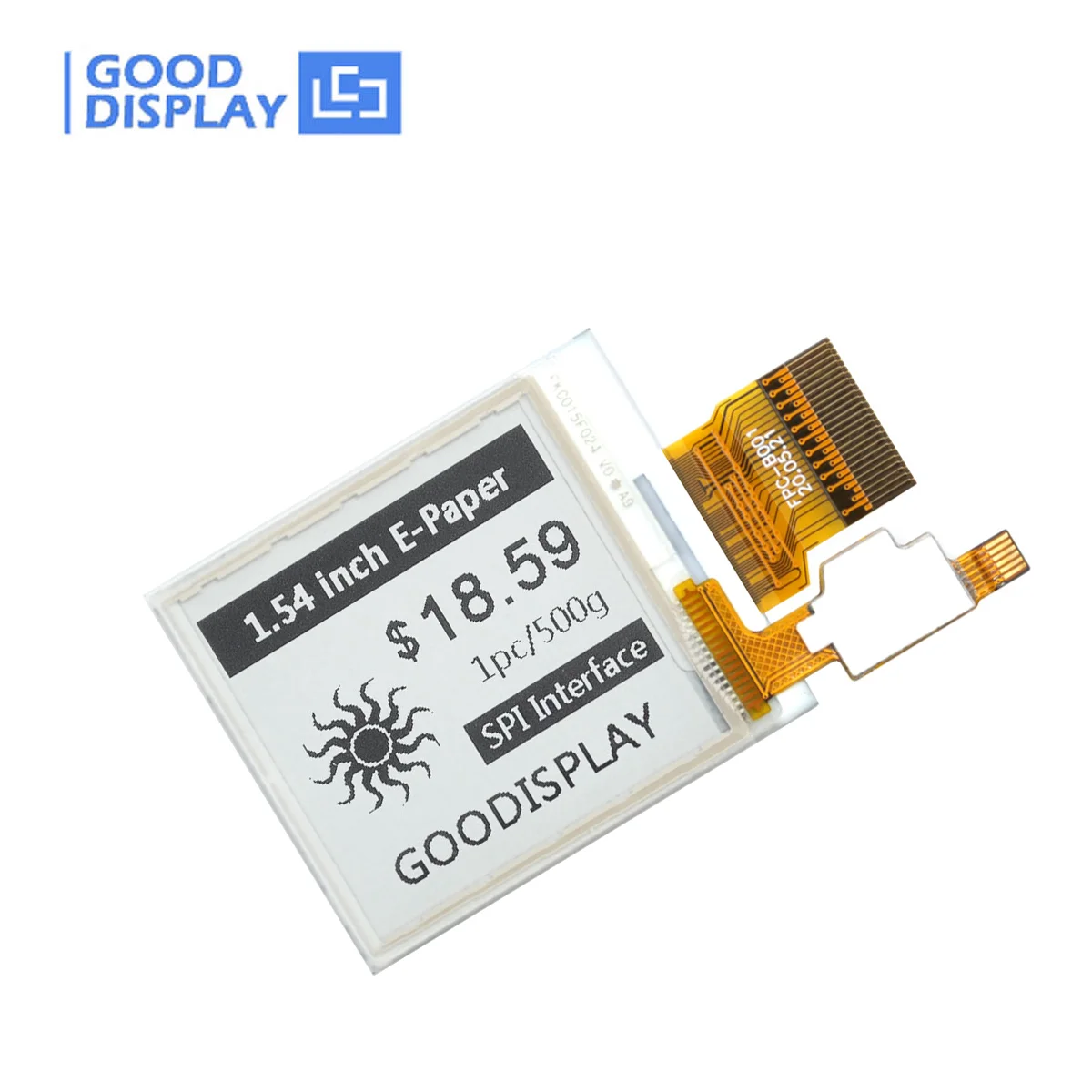 Polegada Epaper Display 200x200 Resolução Parcial Tela Atualização Toque Eink Display Gdey0154d67-t03 1.54 - Imagem 5