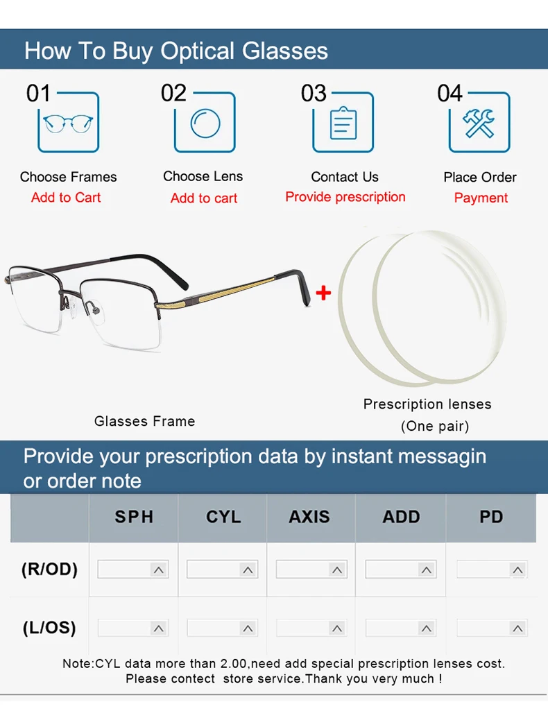 Krasivyy Men's Eyeglasses