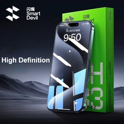 Premium Anti - Fingerprint Tempered Glass Screen Protector - HD Clear, 2/3 Pack - 2 PCS (For 13ProMax 14Plus)