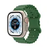 for Apple Watch Ultra 1 2 49mm Ocean Silicone Strap for iwatch Series 9 8 7 6 42mm 44mm 45mm 49mm Breathable Bracelet Wristband 5