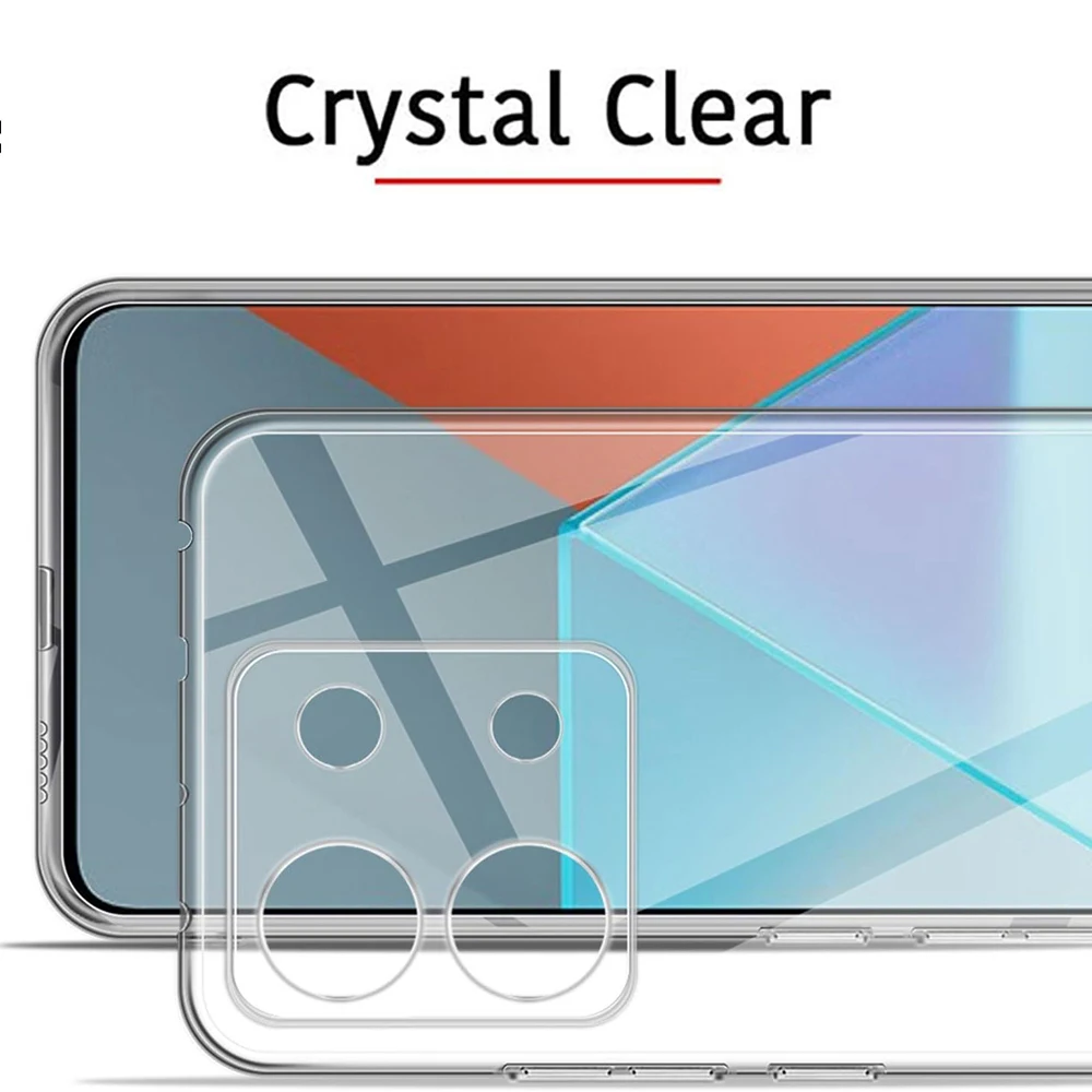 Ultra-Thin Clear Shockproof Silicone Phone Case