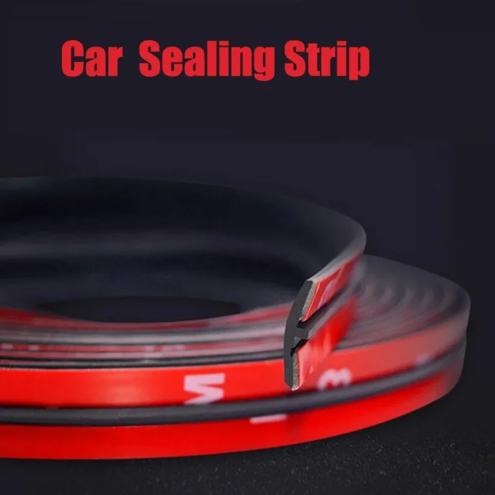 Car Window Rubber Seal Strip - Auto Door Edge Sealing Strip for Roof & Windshield - Dustproof & Waterproof Sealant