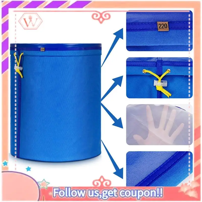 Upgraded 5 Gallon Filtration Bags Come With Pressing Screen And Storage Bag,For Extracting Particles Of Different Sizes (4Pcs)