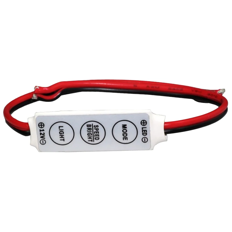 LED dimmer controller, full color/monochrome 12V LED steady on, slow