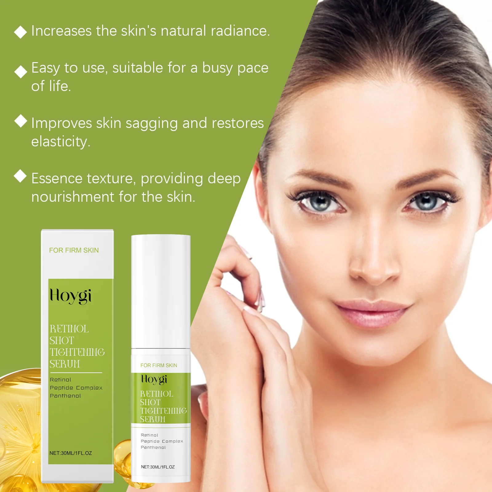 Pure Retinol Serum Face Resurfacing Dark Spot Treatment Anti Wrinkle Fine Lines Sun Damage Repair Sensitive Skin Hydrate Essence 6