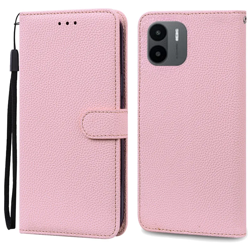 Leather Flip Wallet Phone Case - Elegant Book Style Cover, Durable Protection, Sleek Design