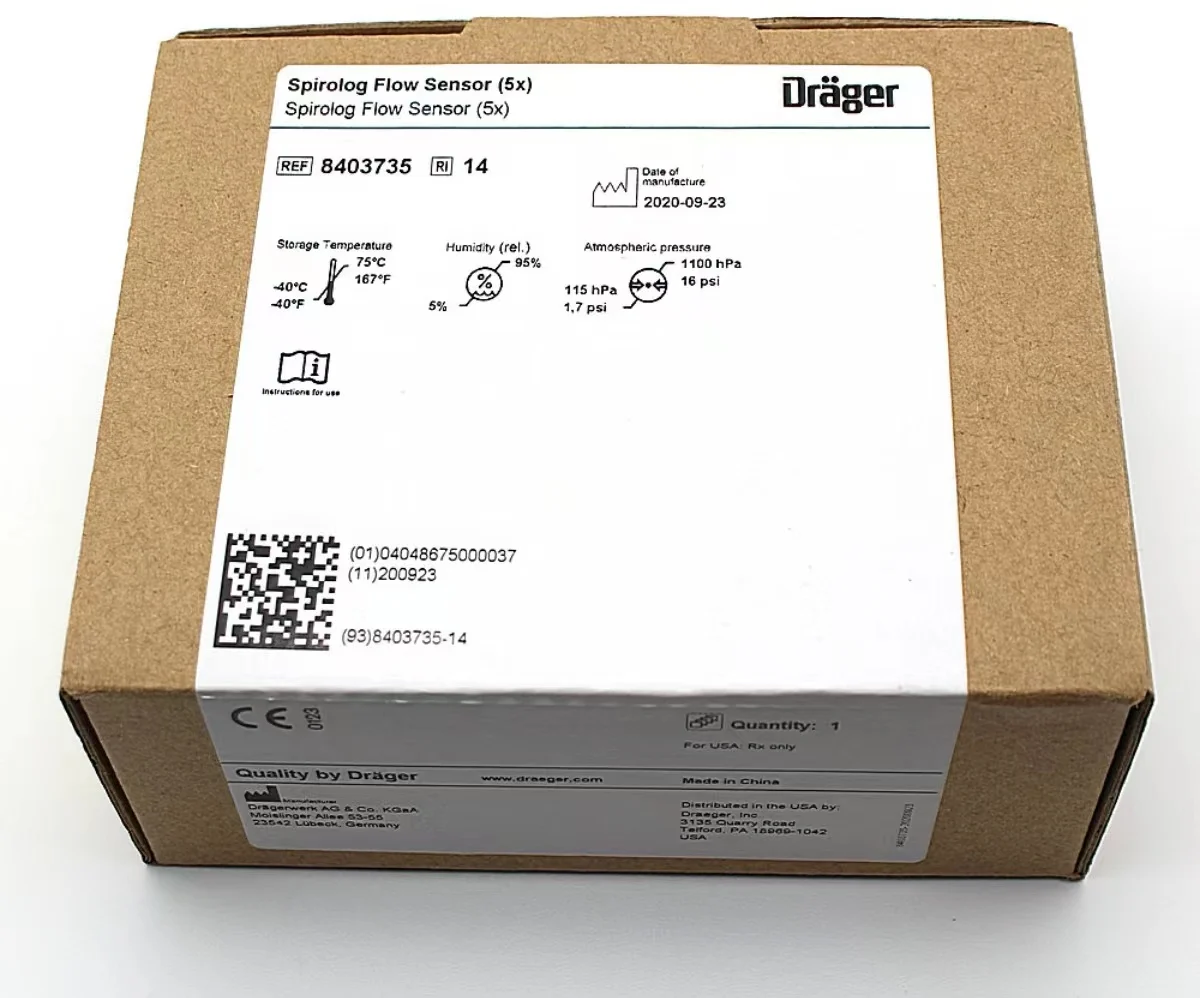

D rager Flowsen sor PN: 8403735 （1 box of 5 pcs）new original