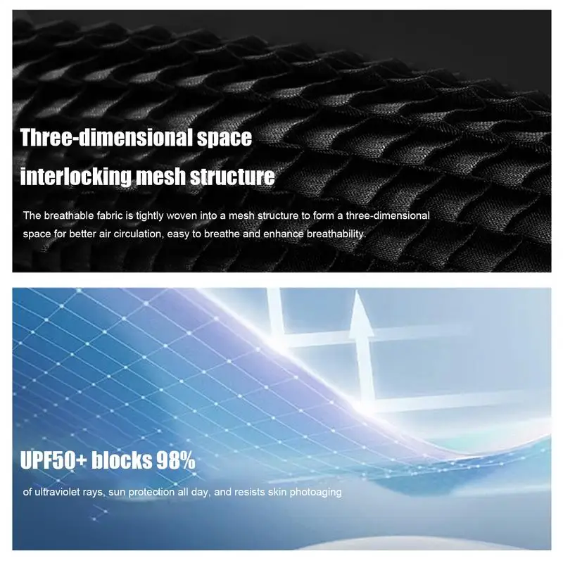 Outdoor Face Shield Sun Sunscreen Face Cover Breathable Shield Motorcycle Masque Adjustable Riding Exercise Masque Covering