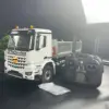 New 1/14 3348 6x6 RTR Metal Chassis Hydraulic RC Dumper Truck Sound Light DIY Cabin Remote Control Car Model Vehicle Toy for Boy 1