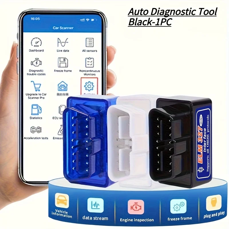 Enhanced Car Diagnostic Scanner - Compact, Portable, Durable Precision Tool for Vehicle Owners and Automotive Technicians