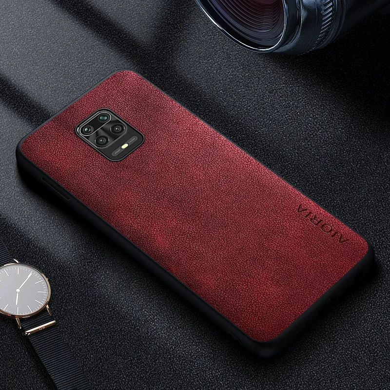 Premium Luxury Leather Retro Business Style Solid Color Phone Case