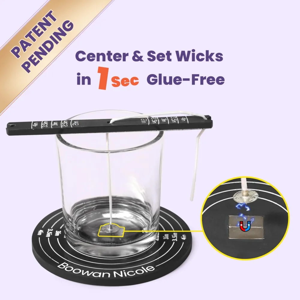 Candle Making Kit Candle Nursing Tool Nicole Magnetic Candle Wick Centering Setter Tool With Wick Holder For Making