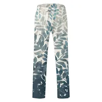 Plus Size Summer Sweatpants Men Trousers Trousers Casual Full Print Retro Tether Pocket Pants Loose Fitness Baggy Streetwear - Image 5