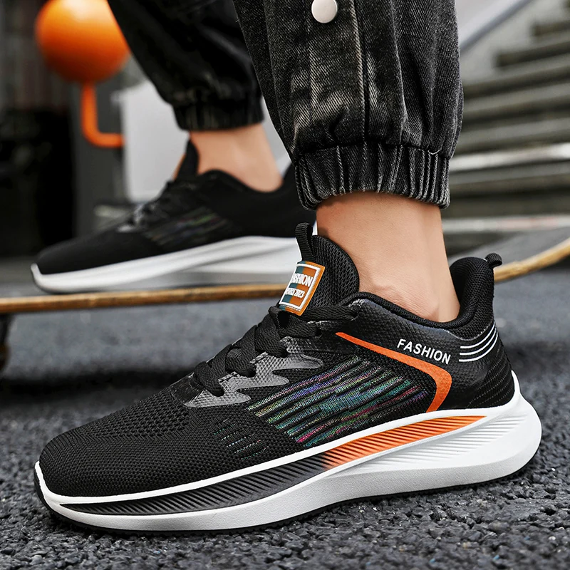 

Sports and Leisure Men's Shoes Mesh Top Comfortable Inner Lining Running Shoes Outdoor Anti Slip Hiking Shoes Designer Casual